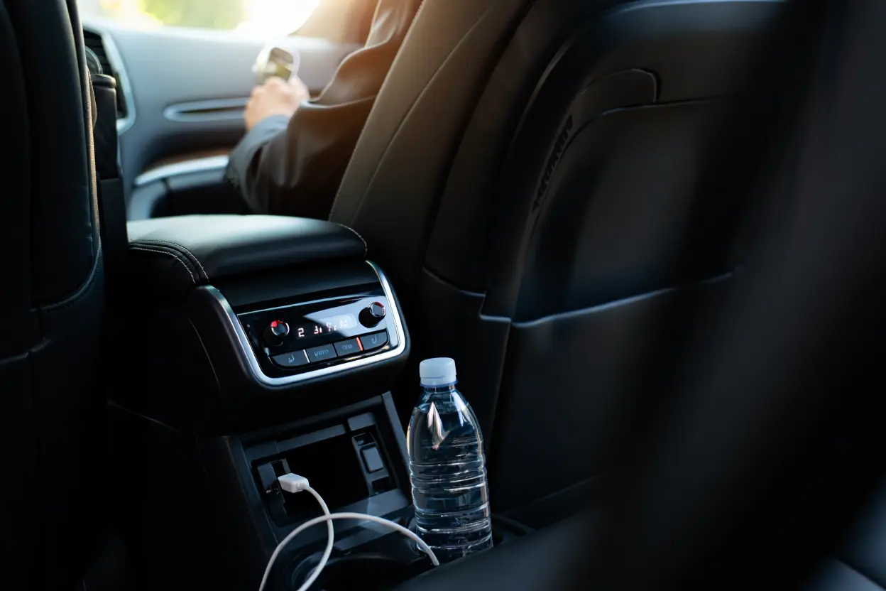 Intérieur véhicule VTC premium