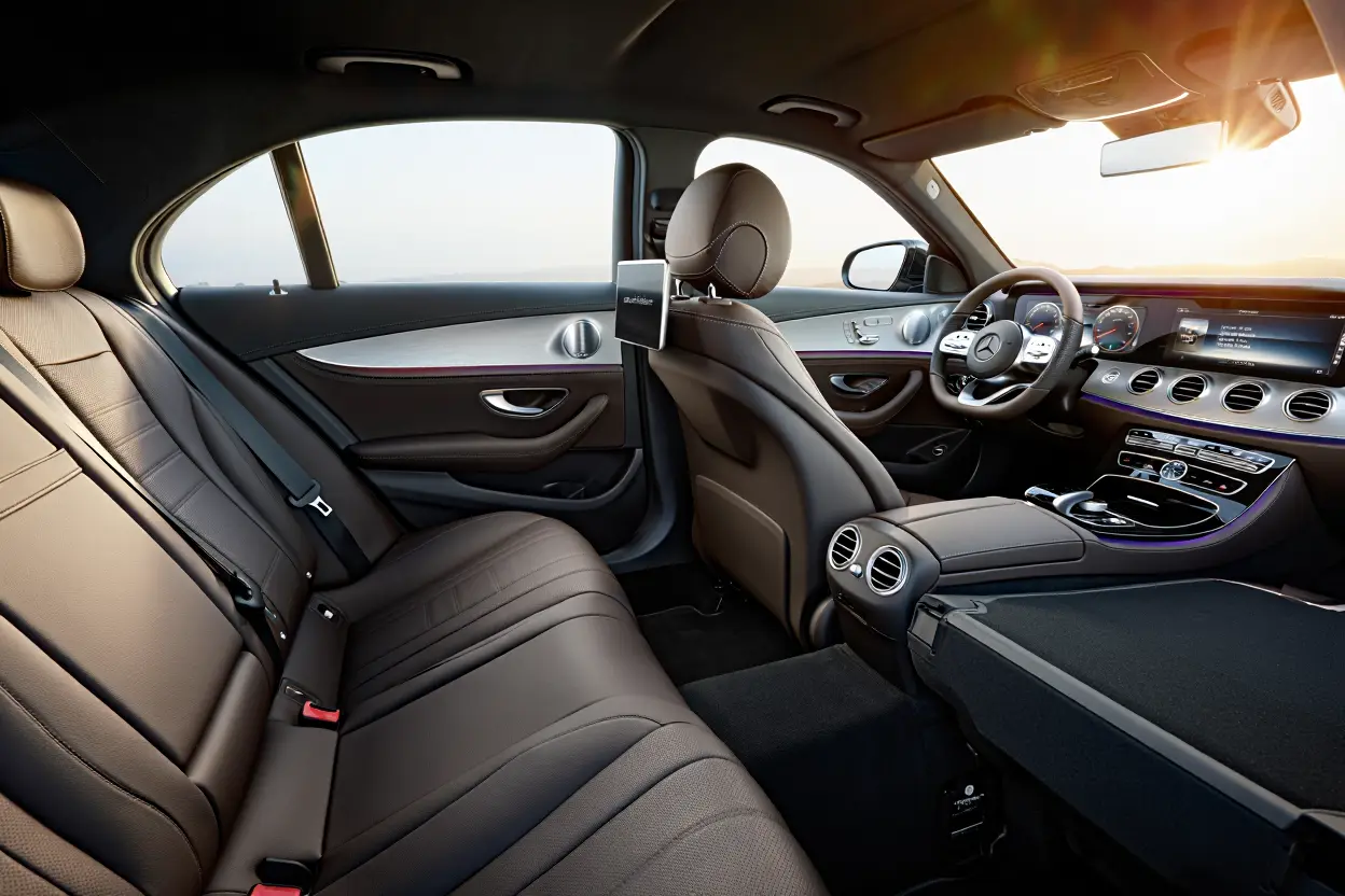 Intérieur berline VTC premium