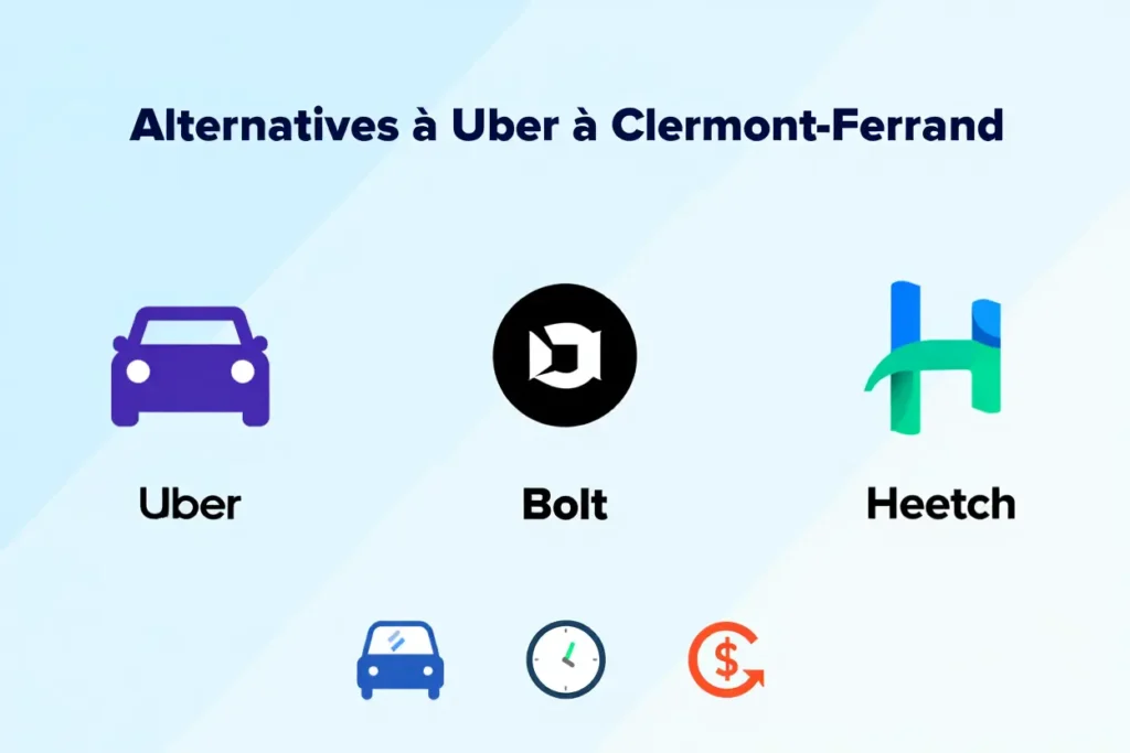 Comparaison des alternatives VTC à Clermont-Ferrand